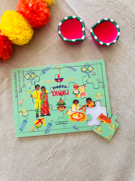 Diwali Sensory Puzzle