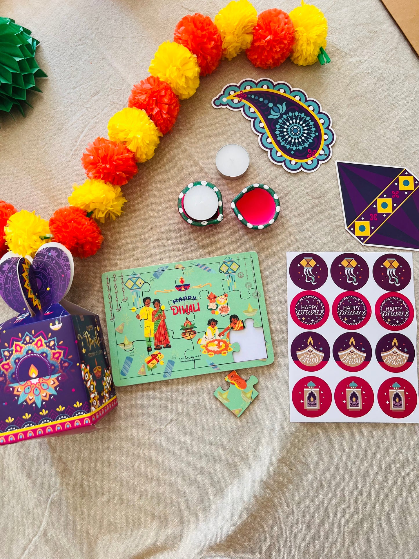 Diwali Cultural Experience Kit – Eco-Friendly Fun for the Whole Family!